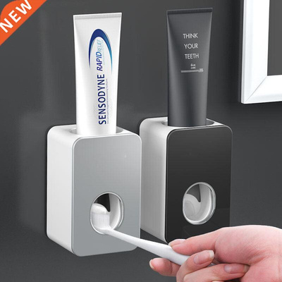 Wall Mounted Automatic Toothpae Dispenser Squeezers Bathro