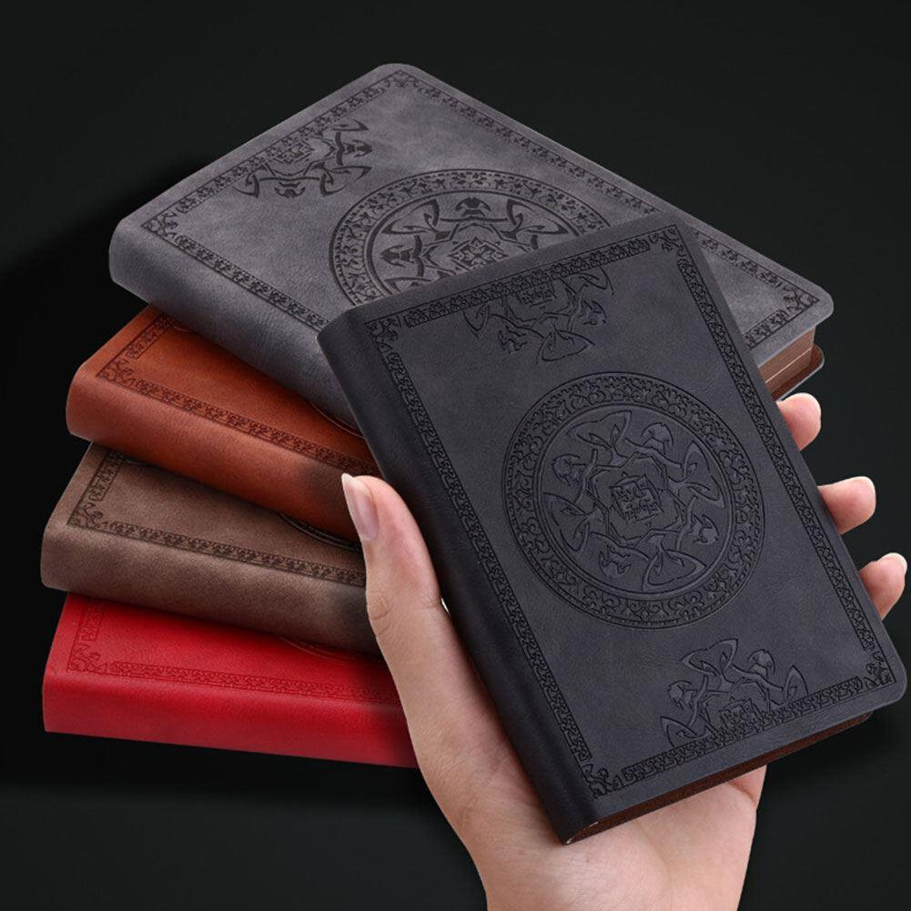 140 Sheets A6 Vintage Notebook With Retro Pattern PU Cover 5