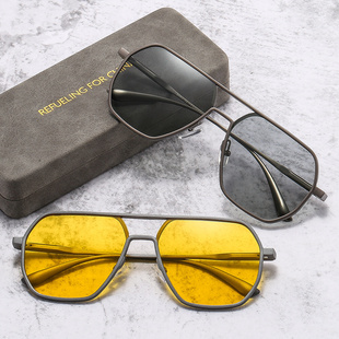 Day and Night Vision Driving Glasses Polarized Discoloration