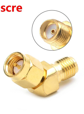 SMA Male To SMA Female 45 degree15 degree Bevel Adapter Con