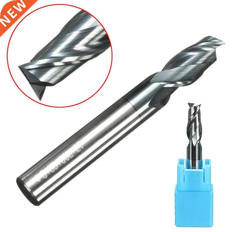2 Flute Solid Carbide End Mill 2-12mm Slot Spiral Drills Bit
