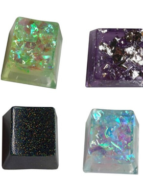 Handmade Customized OEM R4 Profile Resin Keycap Keybod RGB