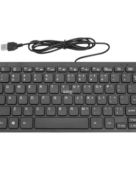 Wired Mini USB Keyboard 78 Key Mini Mute Silent Keyboard Mul