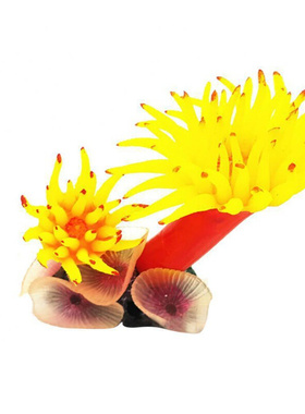 Fish Tank Soft Silicone Artificial Corals Simulation跨境专供