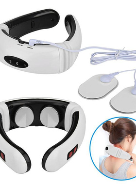 Electric Pulse Back and Neck Massager Far Infrared Heating P