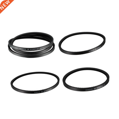 4pcs Drive V-Belt Indurial Rubber Transmission Belt Replac