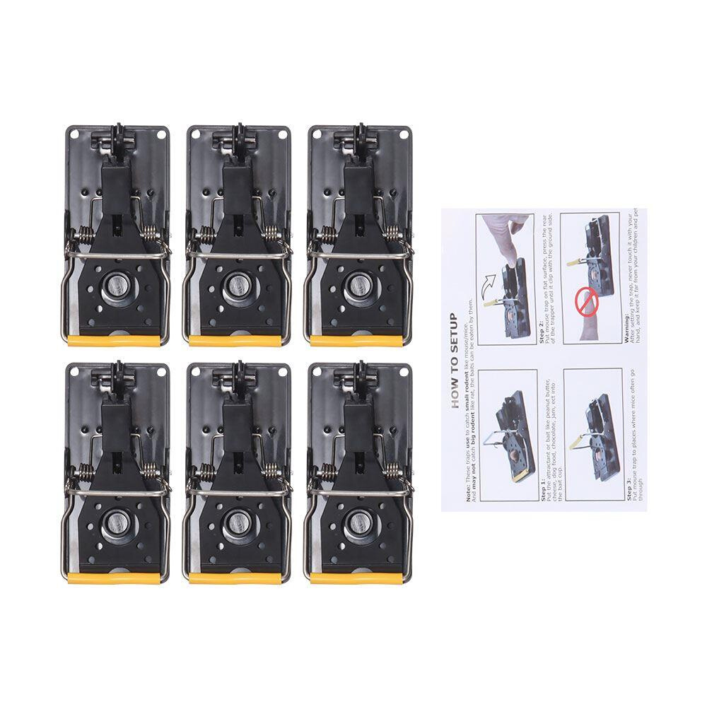 6PCS High Quality Reusable Rat Catching Mice Mouse Traps Mou