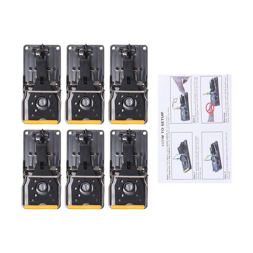 6PCS High Quality Reusable Rat Catching Mice Mouse Traps Mou