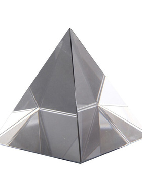 Prism Optical Glass Pyramid 40mm High Rectangular Polyhedron