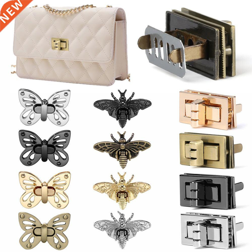 Fashion  Metal Turn Lock Women Bags Buckles Retro Bag Cla