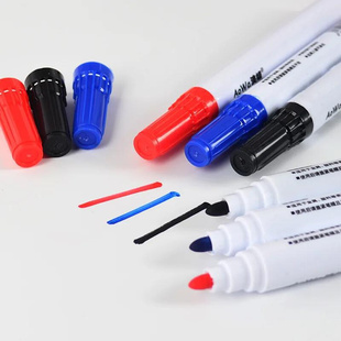 10PCS/lot Colorful Whiteboard Marker Pen Black White Board