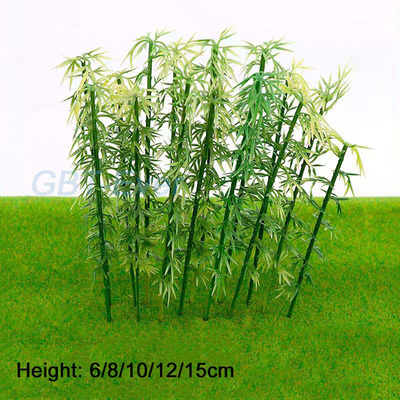 10Pcs 6~15cm Mini Plastic Bamboo Artificial Flowers for