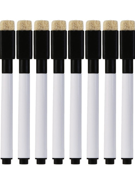 L43D 10 Pcs Whiteboard Pen Erasable Marker Office School