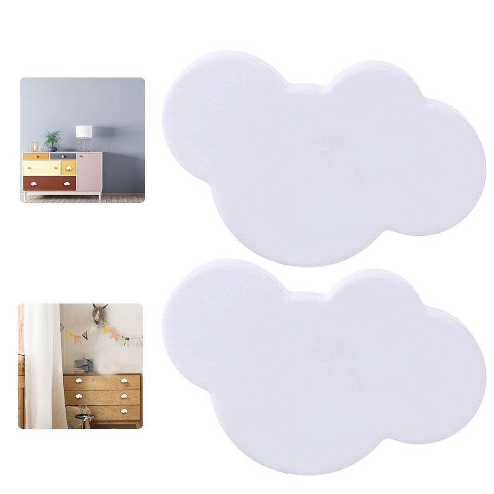 Kids Drawer Handles Plastic Cartoon Cloud Shape Drawer Handl