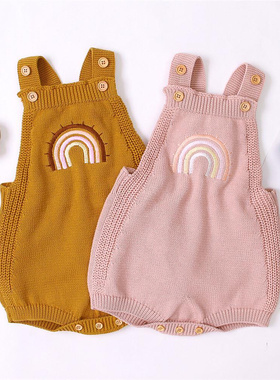 Ma&Baby 3-24M Newborn Infant Baby Girl Boy Rainbow Rompe