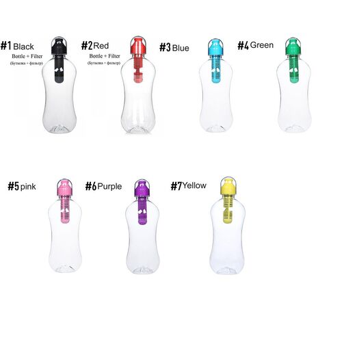 New 550ml Plastic Water Bobble Hydration Filter Portable Out