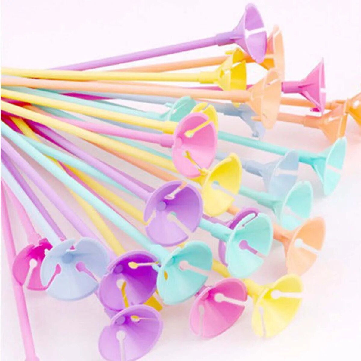 20/40pcs Mixcolor 32cm Latex Balloon Stick Macaron Balloons