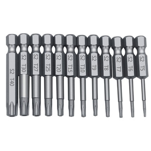11/12pcs Tamper Proof Security Drill Bit Set Torx Screwdrive