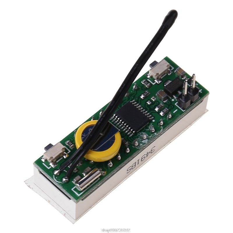 Digital Car LED Electronic Clock Time Temperature Voltage 3