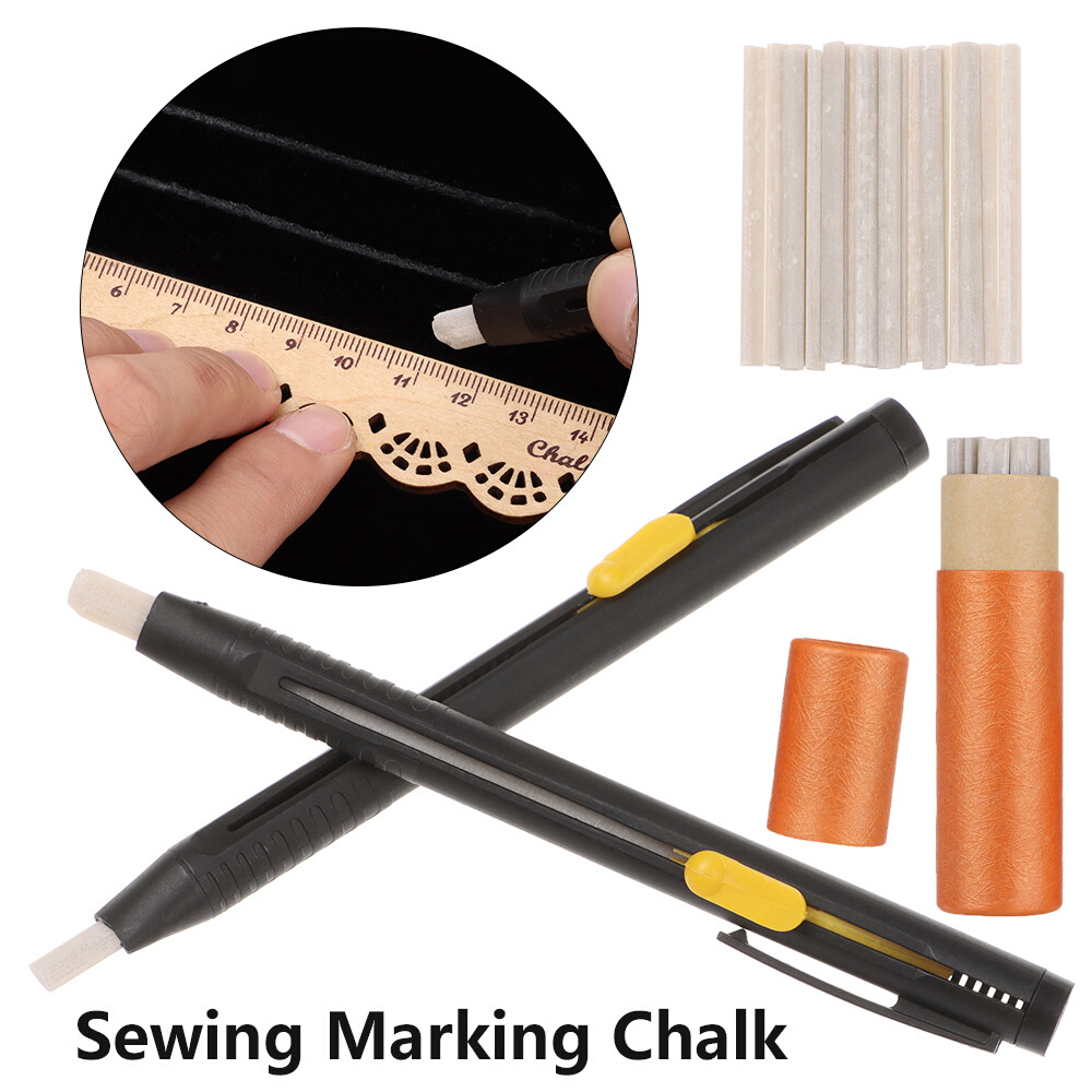 1Set Replaceable Plastic Tailor Chalk Pencil Essentials
