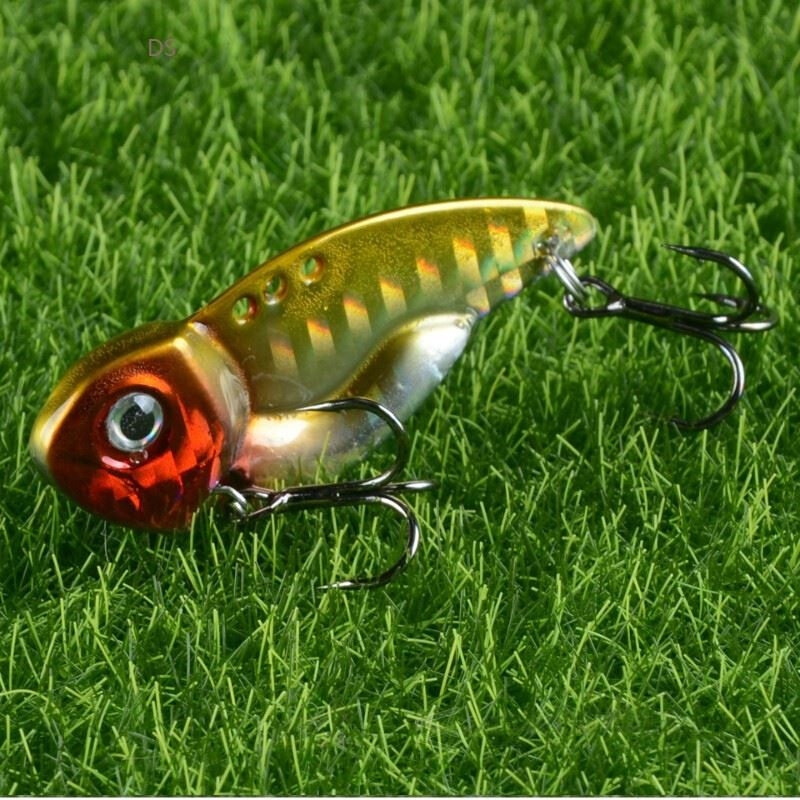 1PCS Sinking VIB Fishing Lure Hard Plastic 45mm 12.8g Artifi