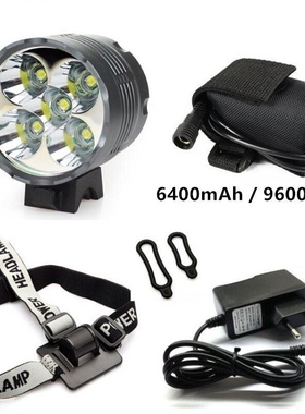 WasaFire 7000LM 5* XML T6 LED Bike Light Bicycle Head Lamp C