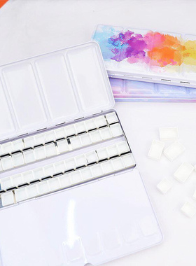 24/48 Grids arry Empty Palette Painting orage Iron Tins