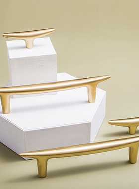 Nordic style brass handle wardrobe cupboard cabinet door han