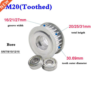 1Pcs 5M 20 Tooth 24 Tooth Idler Timing Pulley Double Side Be