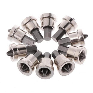 10pcs 25mm Long Depth Stop Plasterbod Drywall Bit Screws L