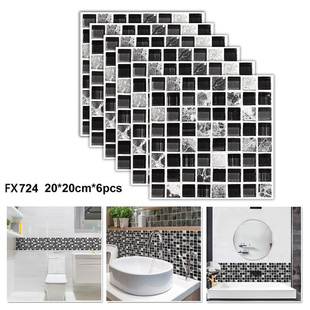 Hot Sale Mosaic Wall Floor Tiles DIY Waterproof Foam Wallpap