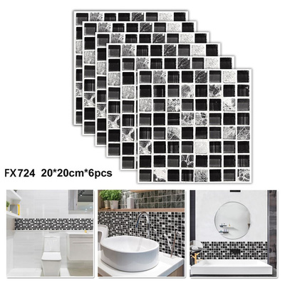 Hot Sale Mosaic Wall Floor Tiles DIY Waterproof Foam Wallpap