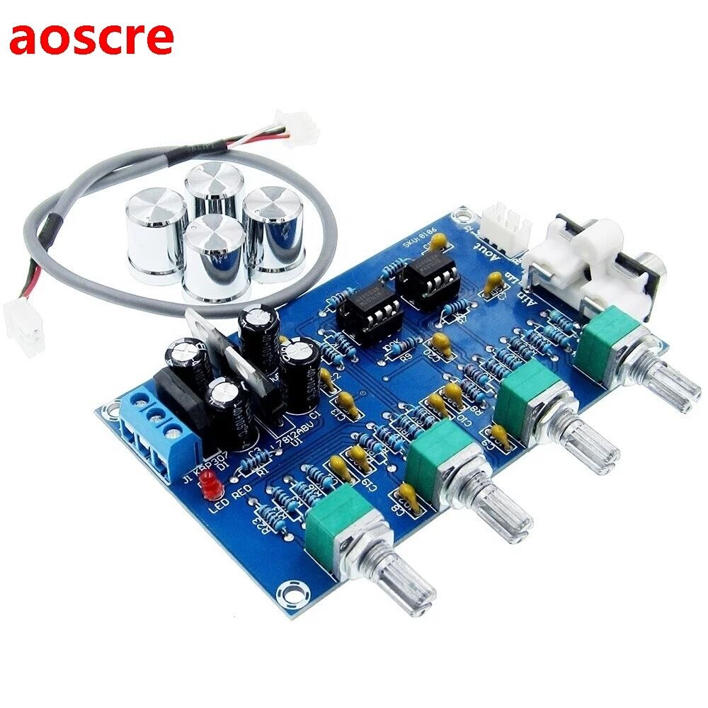 NE5532 tone Preamplifier Board Audio equalizer Preamp Tone C