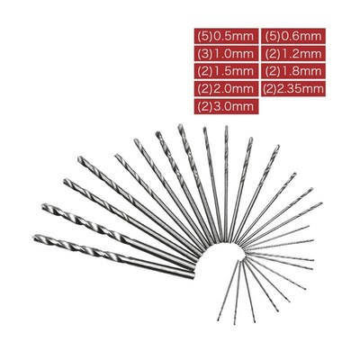 Mini Micro Hand Drill with 10/25pcs Twist Drill Bit Woodwork
