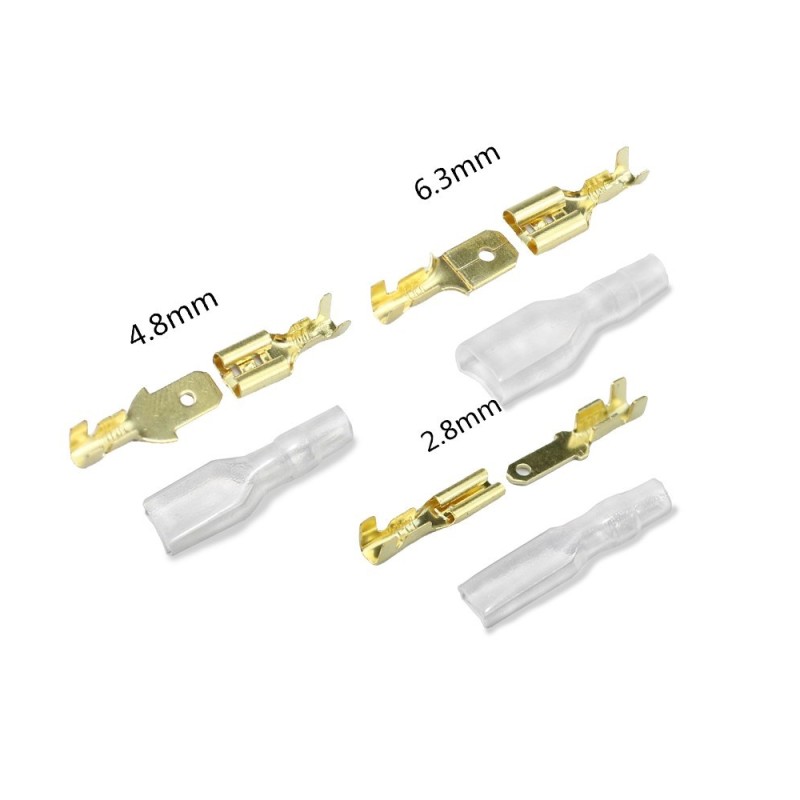 2.8/4.8mm/6.3mm Male/Female Spade Crimp Terminals Electrical