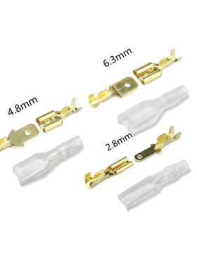 2.8/4.8mm/6.3mm Male/Female Spade Crimp Terminals Electrical