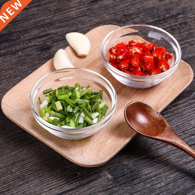 *1pc Household Tableware Glass Dish Sauce Plate Creative Tra