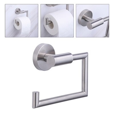 Punch-free Wall Mounted Paper Roll Holder Partition Shelf To