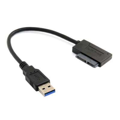 USB .0 to 7+6 1Pin Slimline SATA CD/DVD ROM Optical Drive