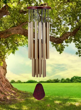 27 Tubes Wind Chimes Tuned Hummingbird Soothing Melodic跨境