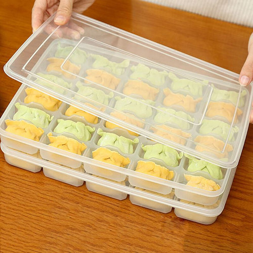 Kitchen Fridge Freezer Dumplings Fresh-Keeping Food Storage