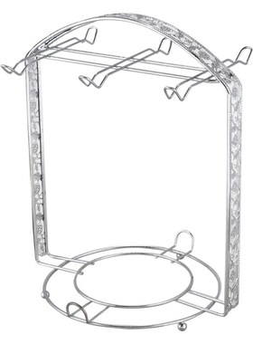 Silver Plating Coffee Cup Hob Cup Dish Rack Can Hang Most 6