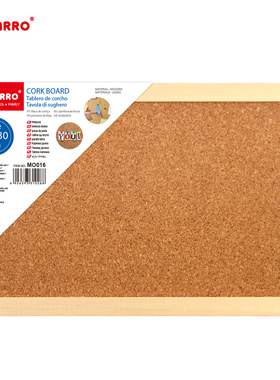MOTARRO Cork Wood Wall Hanging Message Bulletin Board Frame