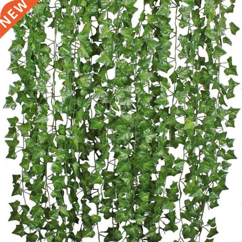 12Pcs Artificial Ivy Vine Hanging Garland False Leaf Vine Fa