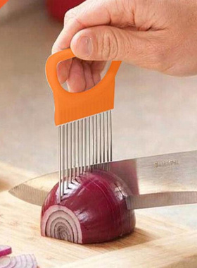 1PC Stainless Steel Onion Needle Onion Holder Handheld Simpl