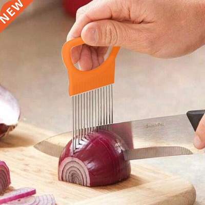 1PC Stainless Steel Onion Needle Onion Holder Handheld Simpl