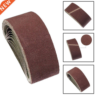 10Pcs 75X457mm Abrasive Sanding Belts Grits Abrasive Bands