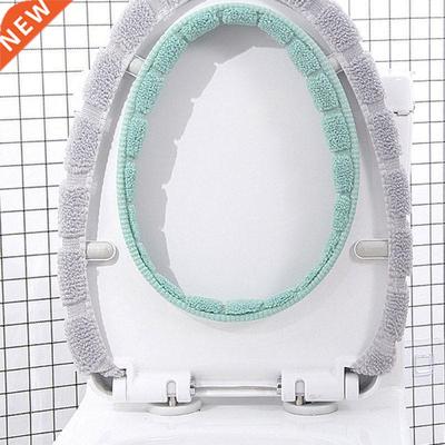 Winter Warm Toilet Seat Cover Mat Bathroom Toilet Pad Cushio