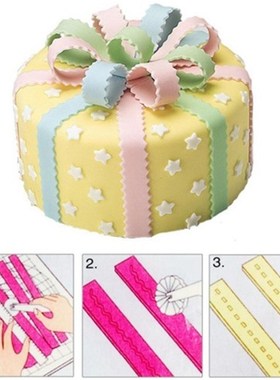 Fondant Cake Cutter And Embosser Sugarcraft Decorating Model