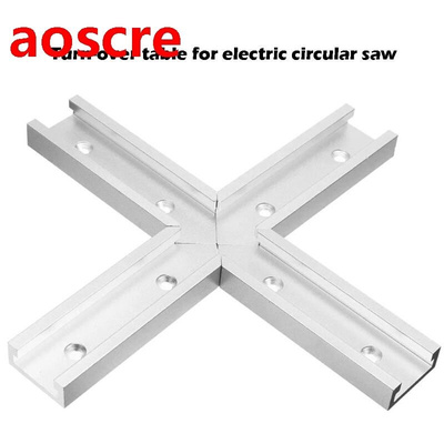 30 Type Woodworking Aluminum Slot Miter T-track Connector Fi